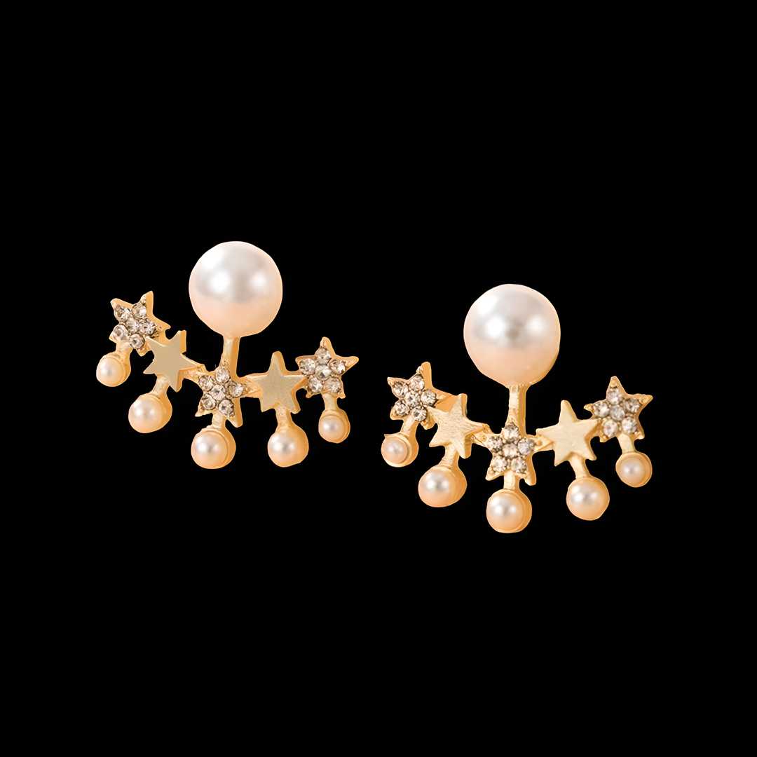Gold Plated Princess Bride Earrings – A Royal Touch of Elegance