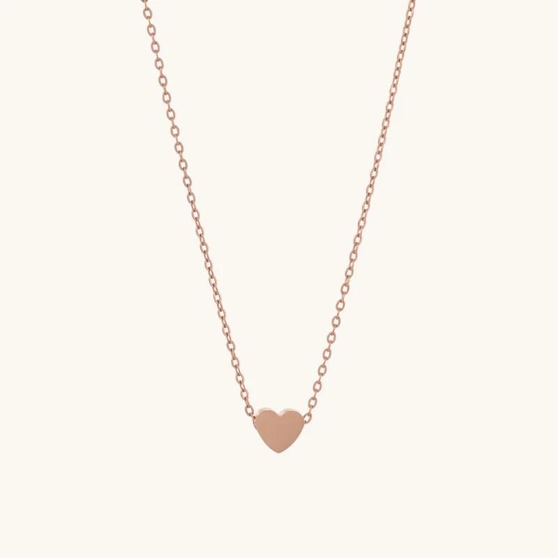 Delicate Tiny Heart Necklace – A Touch of Subtle Elegance