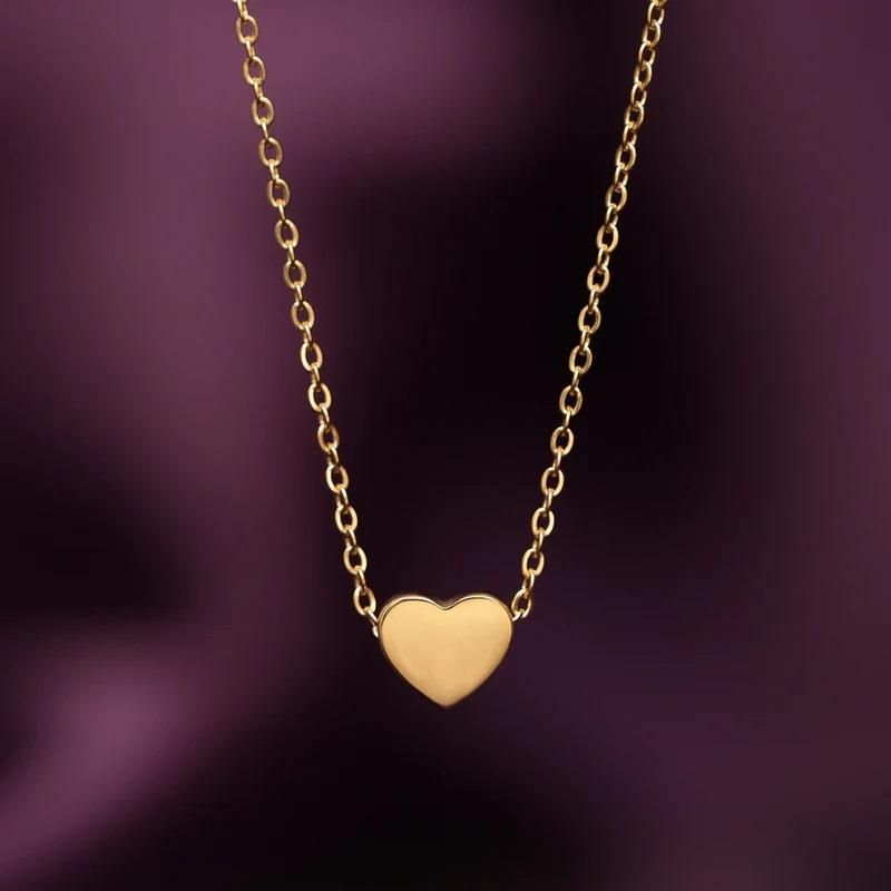 Delicate Tiny Heart Necklace – A Touch of Subtle Elegance