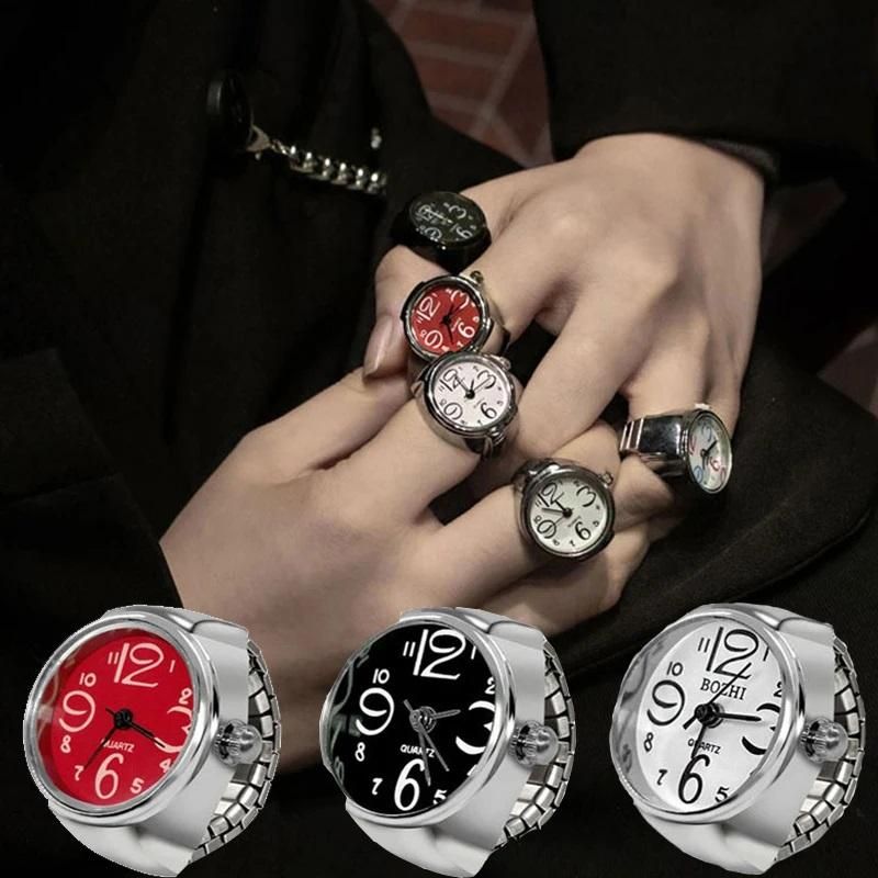Elegant Quartz Ring Watch – A Timeless Statement on Your Finger