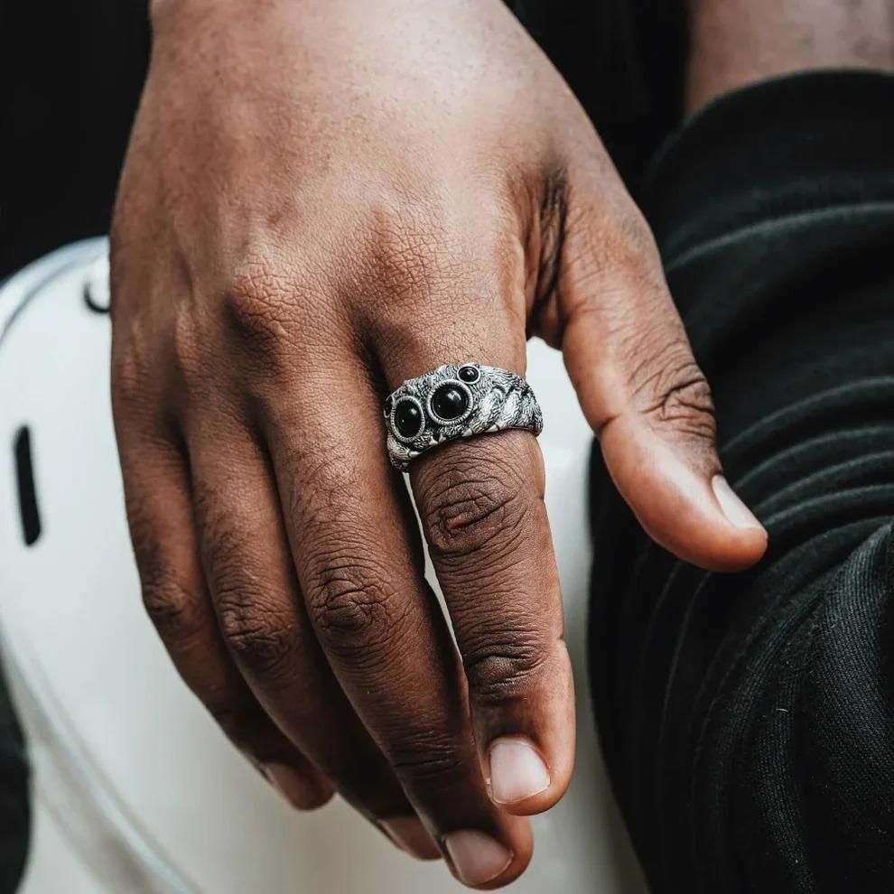 Jumping Spider Ring – Bold & Fearless Style