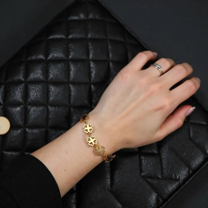 Women's Gold Plated Bracelet – Radiant Elegance
