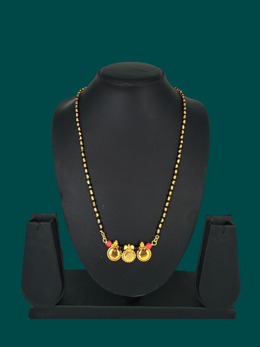 Trendy Gold Plated Mangalsutra – Chic Style with Traditional Grace
