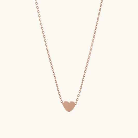 Delicate Tiny Heart Necklace – A Touch of Subtle Elegance