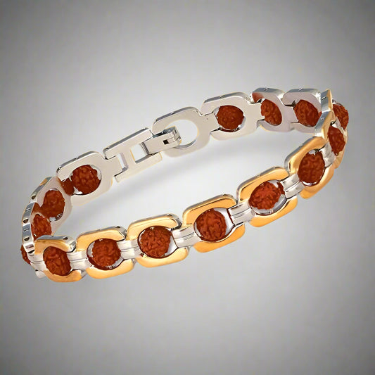 Sacred Rudraksha Energy Bracelet – Divine Strength & Protection