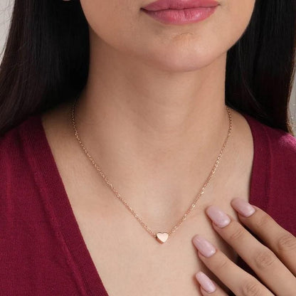 Delicate Tiny Heart Necklace – A Touch of Subtle Elegance