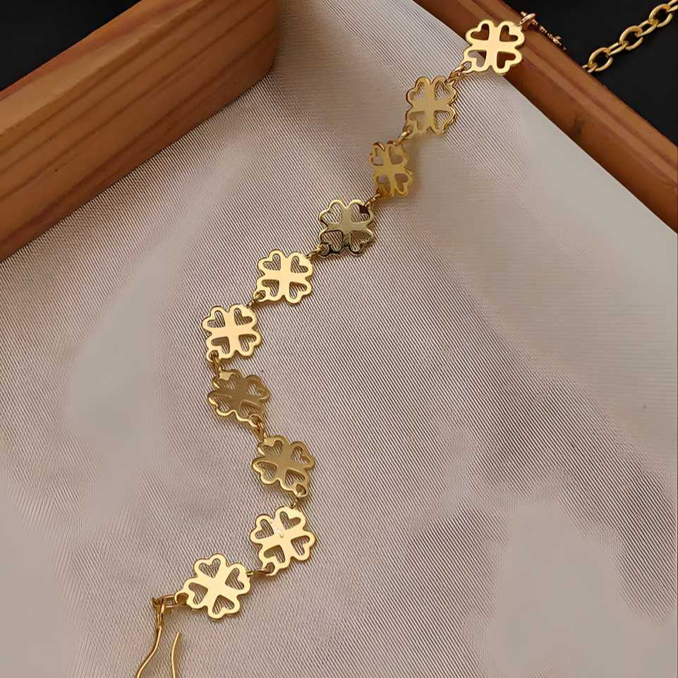 Women's Gold Plated Bracelet – Radiant Elegance