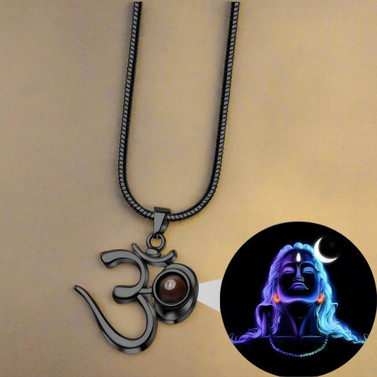 OM & Adiyogi Pendant – The Essence of Spiritual Power