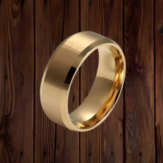 Elegant Stainless Steel Silver Plated Ring for Men & Boys