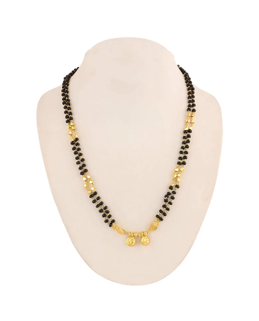 Pretty Gold Plated Mangalsutra – Graceful Beauty with a Timeless Touch